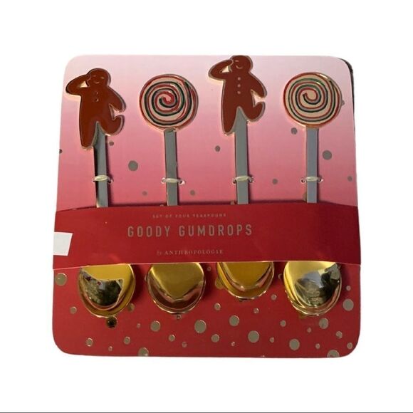 Set of 4 Goody Gumpdrops Teaspoons by Anthropologie - Picture 3 of 4